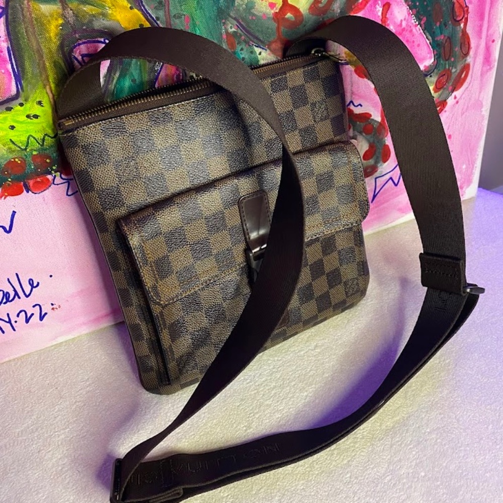 Louis Vuitton Monogram Damier Pochette Melville Crossbody